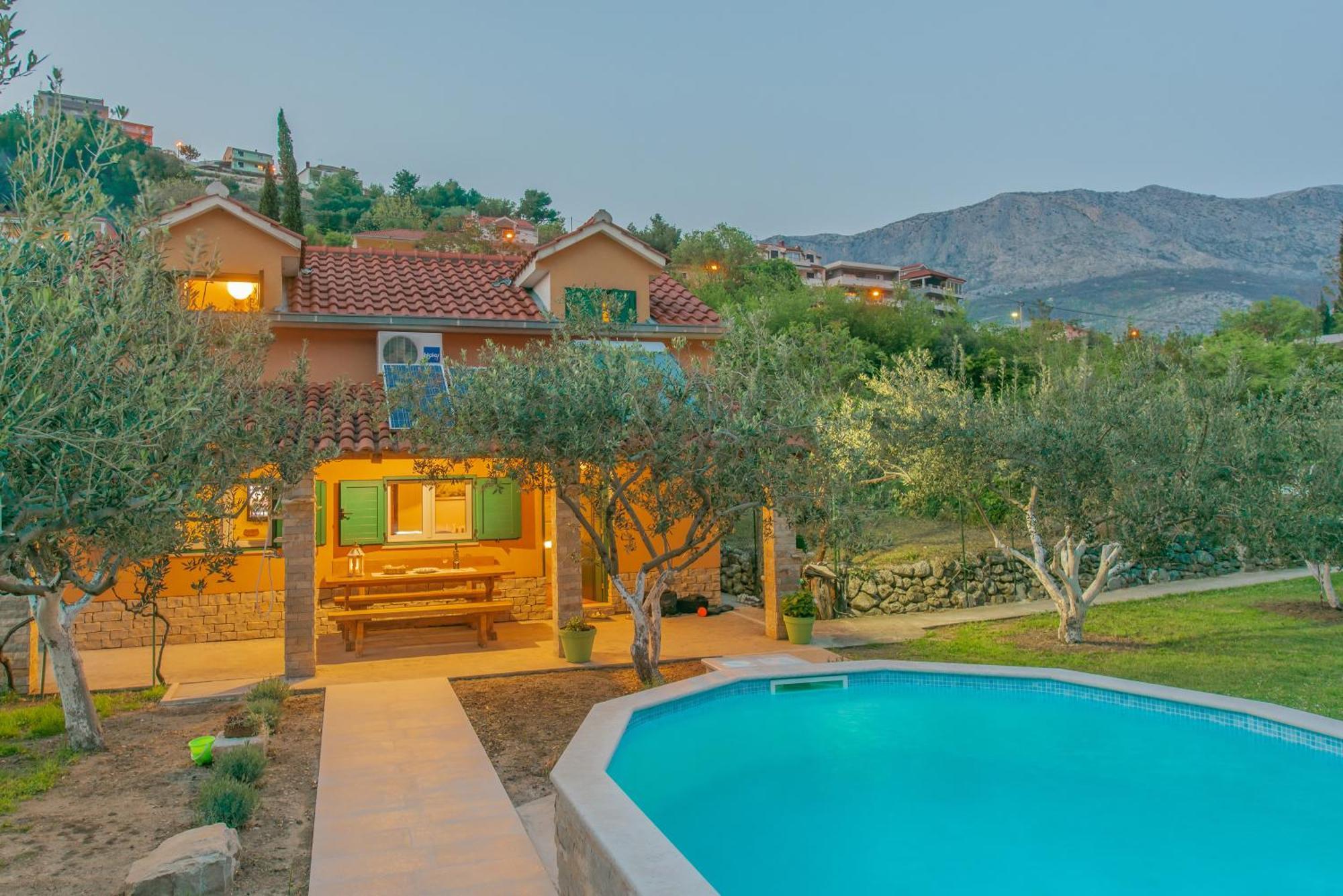Villa Peace Point Žrnovnica Esterno foto