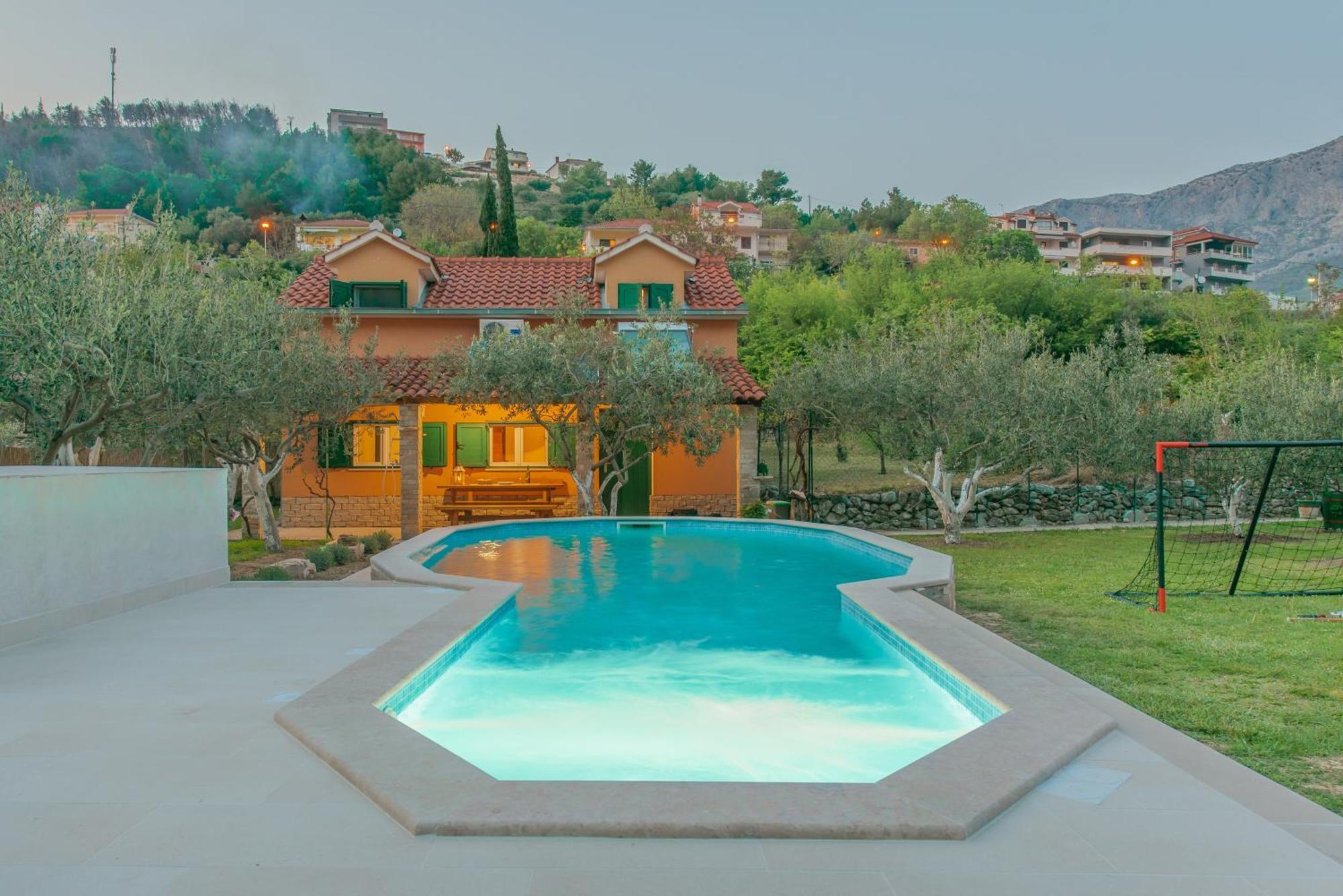 Villa Peace Point Žrnovnica Esterno foto
